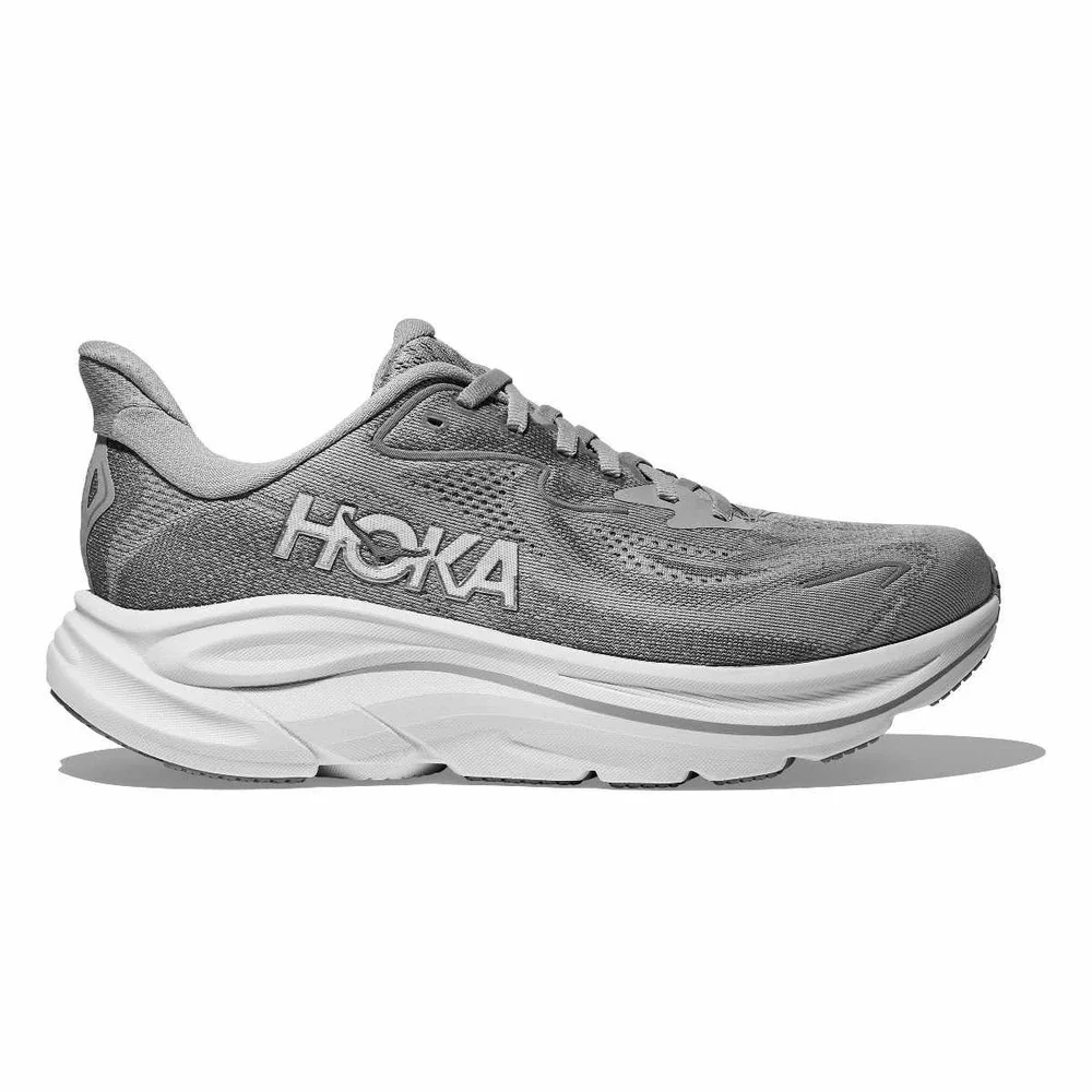 New HOKA Clifton 10 Womens Size 10B Stellar Grey/Galatic Grey Running Shoes NEW